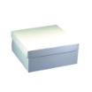 10 Tortenkartons, mit Deckel, Pappe eckig 30 cm x 30 cm x 13 cm weiss