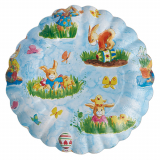 3 Präsentierschalen-Ostern rund Ø 23 cm · 2,5 cm Ostern sortiert