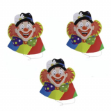5 Hütchen Clowngesicht