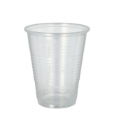 20 Trinkbecher, PP 0,3 l Ø 9,5 cm · 11,1 cm transparent mit Schaumrand