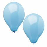 10 Luftballons Ø 25 cm hellblau