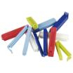 10 Verschluss-Clipse, PP farbig sortiert
