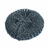 10 Topfreiniger, Draht rund Ø 12 cm · 3 cm silber , kratzend