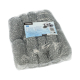 10 Topfreiniger, Draht rund Ø 12 cm · 3 cm silber , kratzend