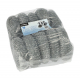 10 Topfreiniger, Draht rund Ø 13 cm · 4,5 cm silber , kratzend