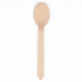 25 Löffel, Holz pure 15,7 cm