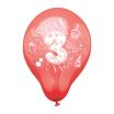 6 Zahlenluftballons Ø 25 cm farbig sortiert 3