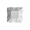 250 Schalen, Pappe pure eckig 9 cm x 9 cm x 3 cm weiss