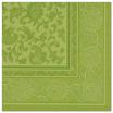 50 Servietten ROYAL Collection 1/4-Falz 40 cm x 40 cm olivgrün Ornaments
