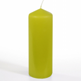 Stumpenkerze Ø 70 mm · 200 mm kiwi