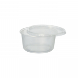 100 Verpackungsbecher, PP rund 250 ml Ø 10,1 cm · 5 cm transparent