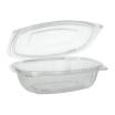 50 Feinkost- und Salatschalen mit Klappdeckeln, PLA pure 750 ml 6,6 cm x 20,5 cm x 16,8 cm glasklar
