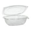 50 Feinkost- und Salatschalen mit Klappdeckeln, PLA pure 1 l 7,6 cm x 20,5 cm x 16,8 cm glasklar