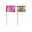 20 Deko-Picker 8 cm Happy Birthday