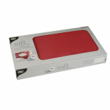 20 Mitteldecken, stoffähnlich, Vlies soft selection 80 cm x 80 cm rot