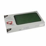 20 Mitteldecken, stoffähnlich, Vlies soft selection 80 cm x 80 cm dunkelgrün