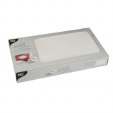 20 Mitteldecken, stoffähnlich, Vlies soft selection 80 cm x 80 cm weiss