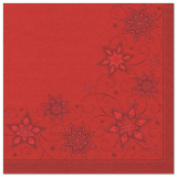 20 Servietten ROYAL Collection 1/4-Falz 40 cm x 40 cm rot Just Stars