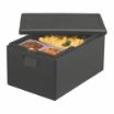Isolier-Transportbehälter, EPP 60 cm x 40 cm x 32 cm schwarz Gastro-Norm 1/1