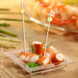 100 Fingerfood - Picker 12 cm farbig sortiert Pearl