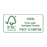 100 Gabeln, Holz pure 16,5 cm