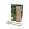 100 Gabeln, Holz pure 16,5 cm