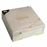 50 Servietten ROYAL Collection 1/4-Falz 40 cm x 40 cm grau Casali