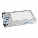 20 Mitteldecken, stoffähnlich, Vlies soft selection plus 80 cm x 80 cm weiss