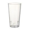 10 Mehrweg-Trinkbecher 0,4 l Ø 7,5 cm · 14,5 cm transluzent unzerbrechlich