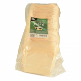 50 Fingerfood - Schalen, Holz pure eckig 3,5 cm x 10 cm x 10 cm