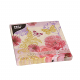 20 Servietten, 3-lagig 1/4-Falz 33 cm x 33 cm Charlene