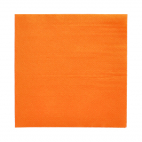 100 Servietten, 1-lagig 1/4-Falz 33 cm x 33 cm nektarine