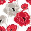 20 Servietten, 3-lagig 1/4-Falz 40 cm x 40 cm Poppy