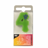 Zahlenkerze, Mini 6,8 cm grün 4