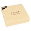 50 Servietten, 2-lagig 1/4-Falz 40 cm x 40 cm creme