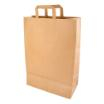 50 Tragetaschen, Papier 44 cm x 32 cm x 17 cm braun mit Tragegriff