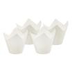 200 Backförmchen Ø 5 cm · 8,5 cm weiss Tulip