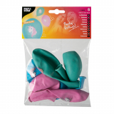 6 Luftballons Ø 29 cm farbig sortiert Unicorn