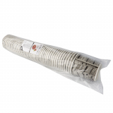 50 Snackbecher, Pappe To Go rund 470 ml Ø 9,9 cm · 9,9 cm Newsprint