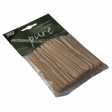 50 Pommes-Frites-Gabeln, Holz pure 8,5 cm