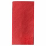 250 Servietten, 3-lagig 1/8-Falz 40 cm x 40 cm rot