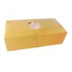 250 Servietten, 3-lagig 1/8-Falz 40 cm x 40 cm gelb