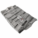 50 Tragetaschen, Papier 44 cm x 32 cm x 17 cm Newsprint mit Tragegriff