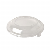 50 Dom-Deckel, PET rund Ø 19 cm · 3 cm klar