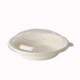 50 Dom-Deckel, PET rund Ø 19 cm · 3 cm klar