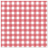 50 Servietten ROYAL Collection 1/4-Falz 40 cm x 40 cm rot Vichy Karo