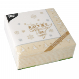 50 Servietten ROYAL Collection 1/4-Falz 40 cm x 40 cm gold X-Mas Elegance