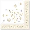 50 Servietten ROYAL Collection 1/4-Falz 40 cm x 40 cm gold X-Mas Elegance