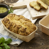 25 Backformen pure eckig 1033 ml 6,1 cm x 10,8 cm x 23 cm braun