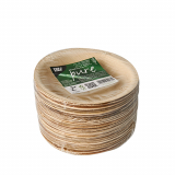 25 Schalen, Palmblatt pure rund 180 ml Ø 15 cm · 3 cm